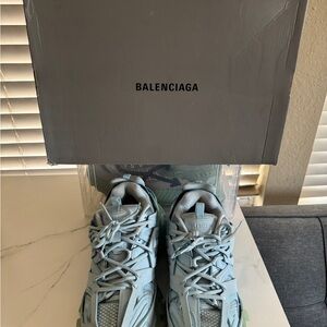 Balenciaga Track Light Blue Lace Up